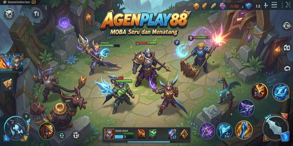 Tampilan gameplay seru dan kompetitif dalam AGENPLAY88.