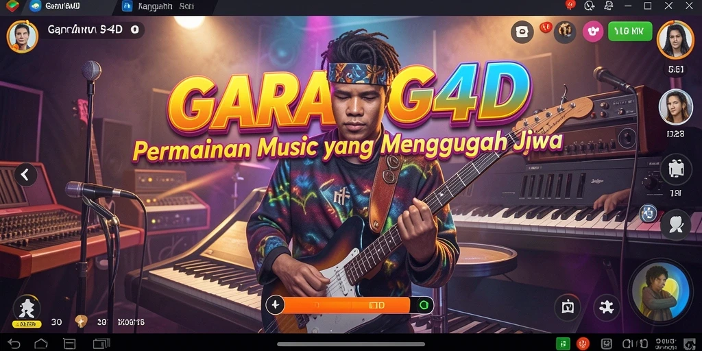 Tampilan gameplay <strong>GARANG4D</strong> dengan efek visual yang memukau dan alunan musik yang menggugah.