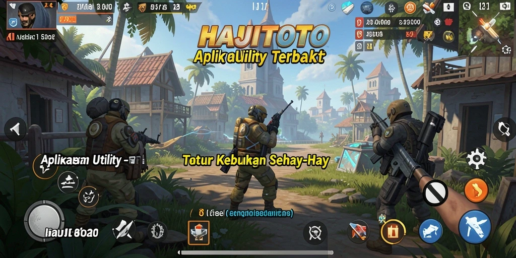 Tampilan antarmuka utama HAJITOTO yang intuitif dan menarik.