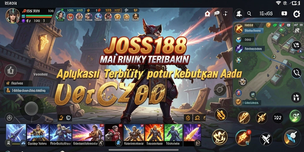 Tampilan antarmuka JOSS188 yang mudah digunakan.