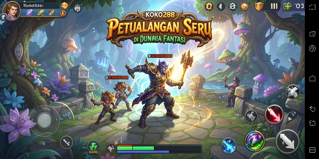 Tampilan gameplay seru dalam KOKO288 yang menampilkan petualangan epik.