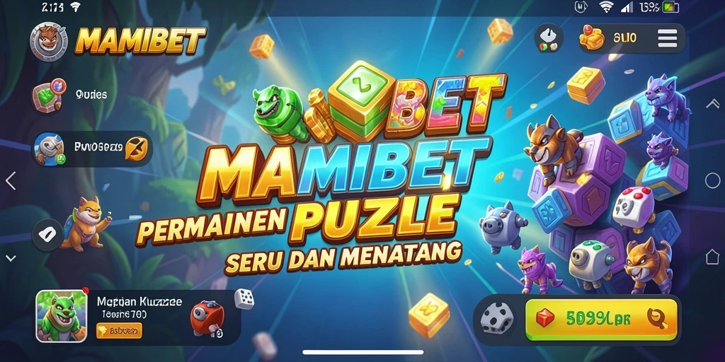 Tampilan gameplay seru MAMIBET dengan berbagai teka-teki menantang.