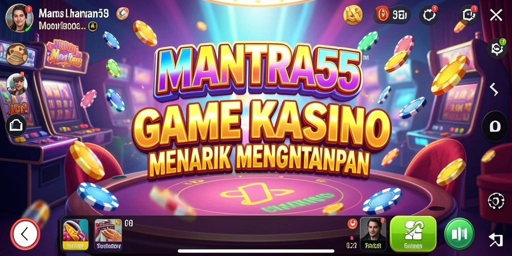 Gameplay menarik di <strong>MANTRA55</strong> yang menghadirkan keseruan kasino.