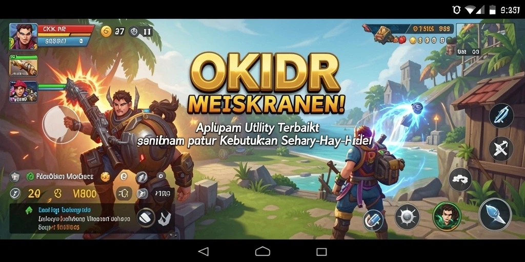 Tampilan antarmuka OKIDR yang menarik dan mudah digunakan.