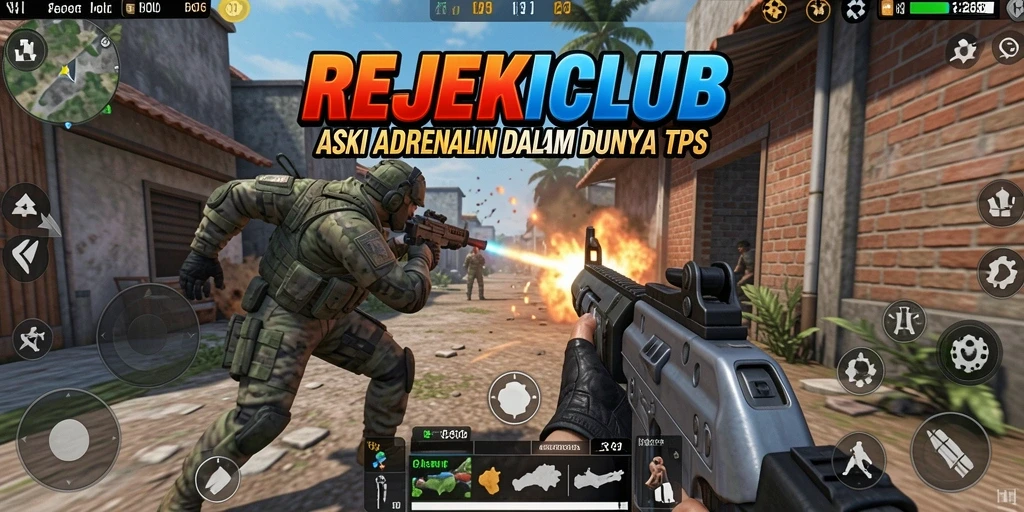 Menampilkan aksi seru dalam REJEKICLUB dengan grafik memukau.