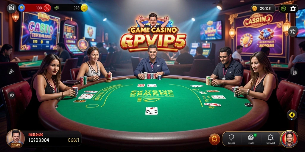 Tampilan gameplay Live Casino yang memukau dan interaktif.