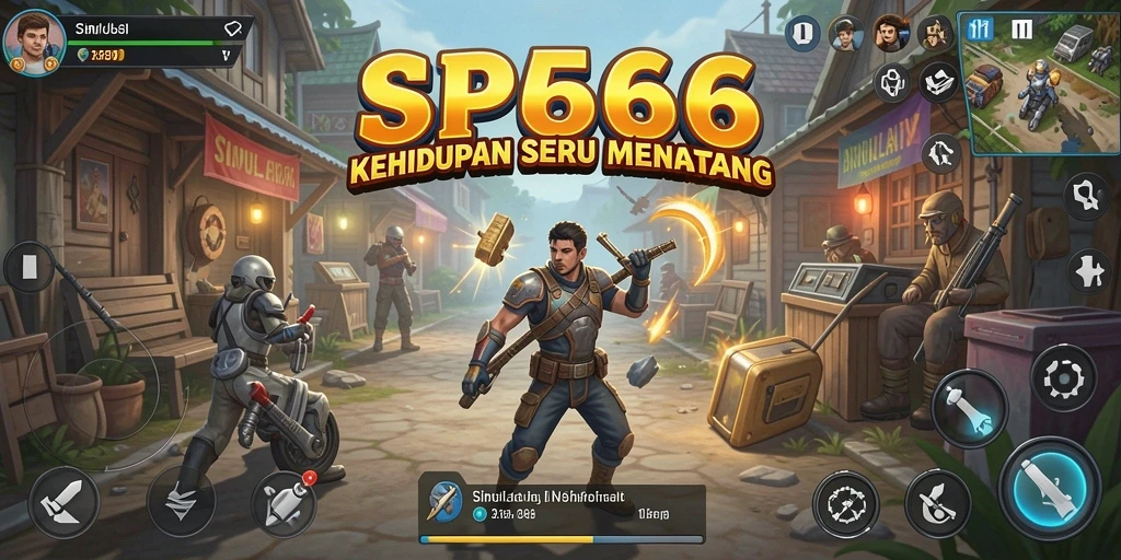 Tangkapan layar SP666 menunjukkan aksi menarik dalam gameplay Simulation.
