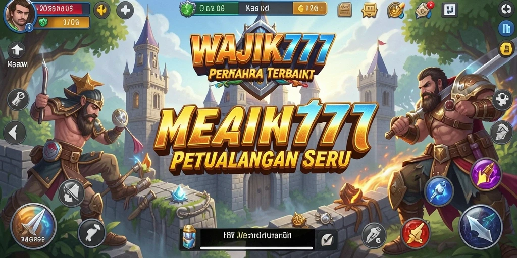 Tampilan gameplay menarik dari WAJIK777 di Tower Defense.